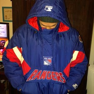 BRAND NEW Vintage 1990s Rangers Windbreaker